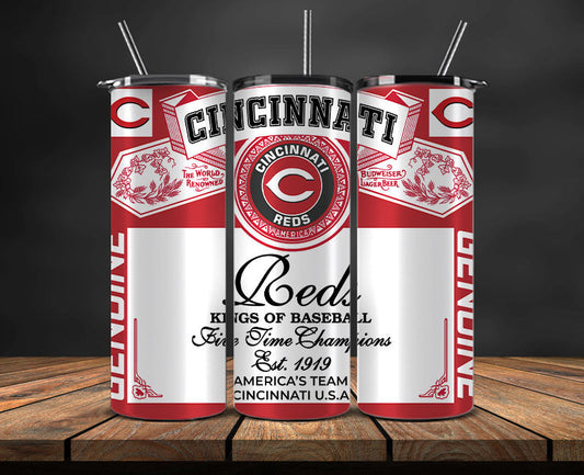Cincinnati Reds Tumbler Wrap, MLB Tumbler Pn , MLB Tumbler Wrap Design New-79