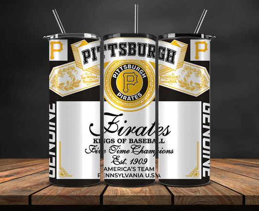 Pittsburgh Pirates Tumbler Wrap, MLB Tumbler Pn , MLB Tumbler Wrap Design New-80