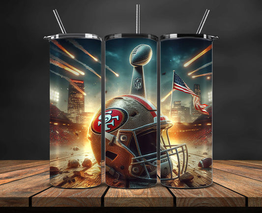 Kansas City Chiefs Vs San Francisco 49ers Super Bowl Tumbler Png, Super Bowl 2024 Tumbler Wrap 81