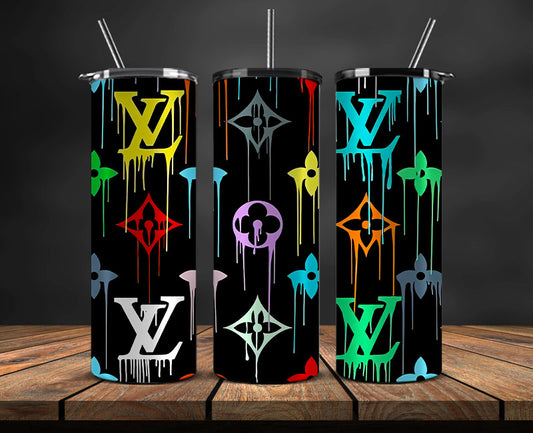 Brand Logo Tumbler Wrap , Fashion Logo Tumbler Wrap, Skinny Tumbler 20oz, Brand Tumbler Wrap 82