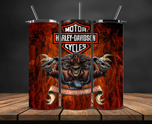 Harley Skinny Tumbler Png, Motor Harley Digital Tumbler Wrap, Moto Tumbler Wrap Design 82