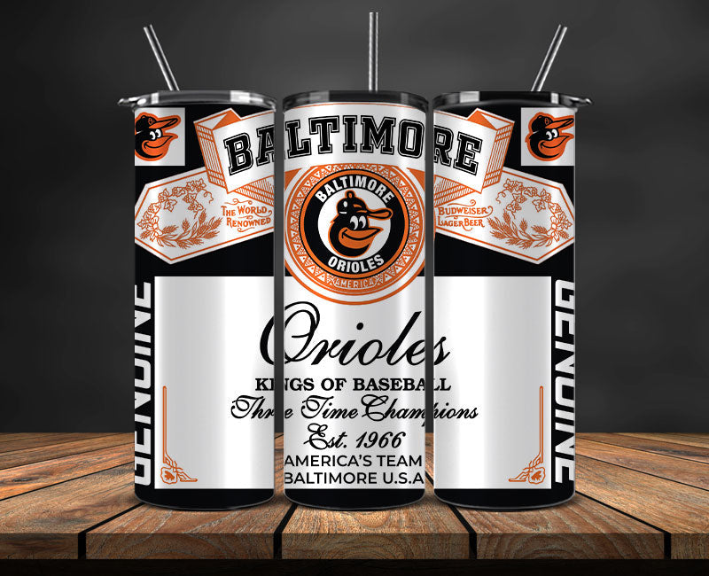Baltimore Orioles Tumbler Wrap, MLB Tumbler Pn , MLB Tumbler Wrap Design New-86