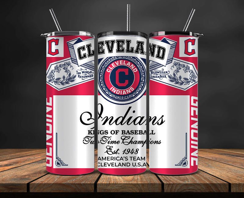 Cleveland Guardians Tumbler Wrap, MLB Tumbler Pn , MLB Tumbler Wrap Design New-88