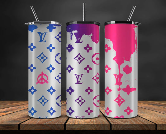 Brand Logo Tumbler Wrap , Fashion Logo Tumbler Wrap, Skinny Tumbler 20oz, Brand Tumbler Wrap 89