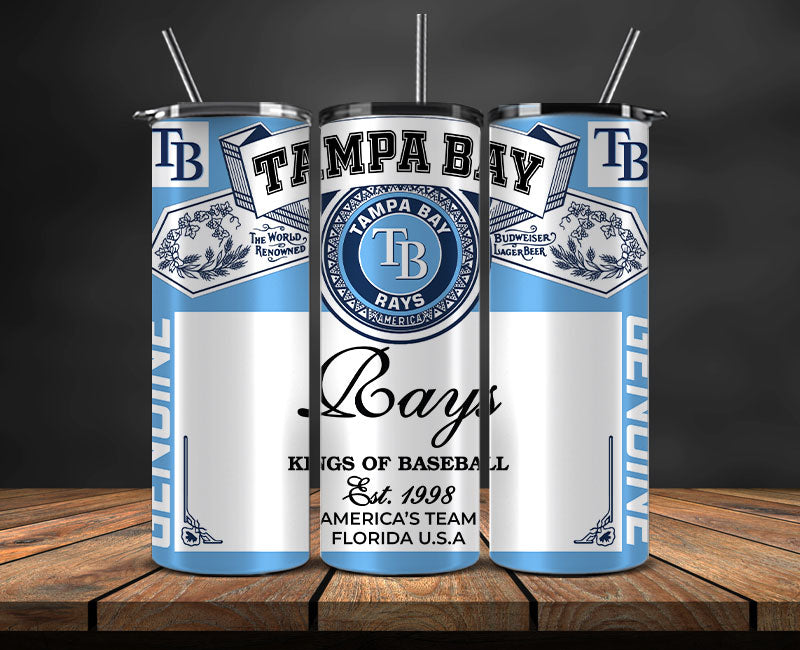 Tampa Bay Rays Tumbler Wrap, MLB Tumbler Pn , MLB Tumbler Wrap Design New-89