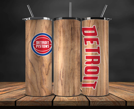 Detroit Pistons Tumbler Wrap, NBA Tumbler Png , NBA DS-89
